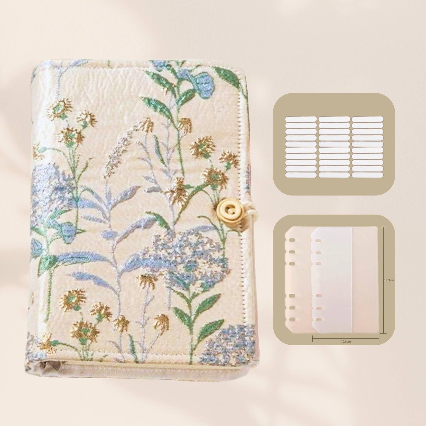 Press-on Nails Storage Binder Dream Garden