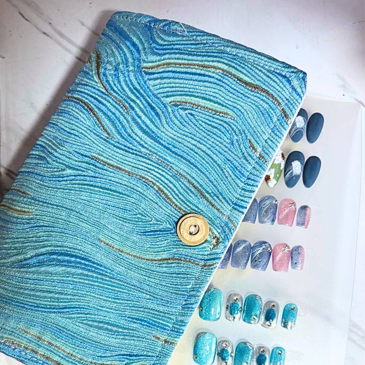 Forest Dream Press-on Nails Storage Binder