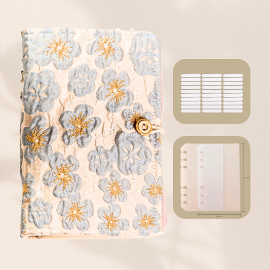 Press-on Nails Storage Binder Blue Bloom