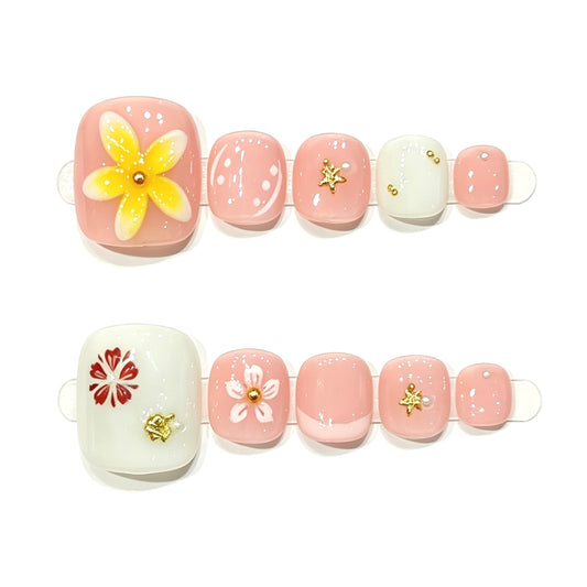 Jelly Petals (Toe Press-ons)