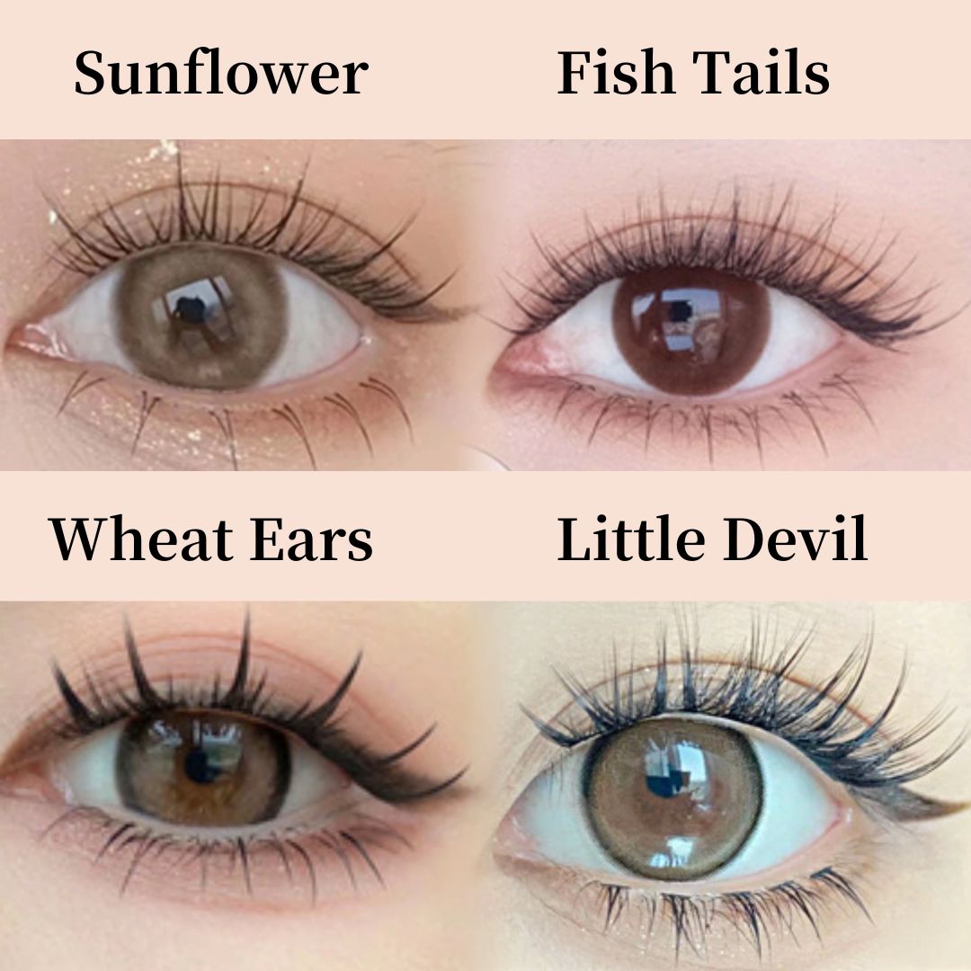 Fish Tails Glueless Press-on Eyelashes