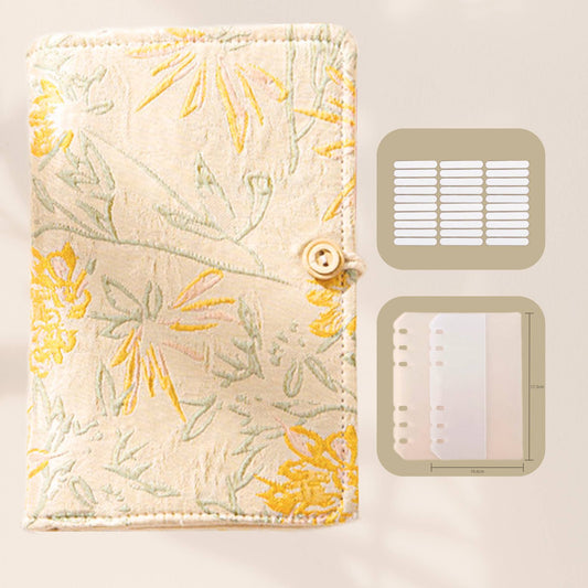 Press-on Nails Storage Binder Daisies