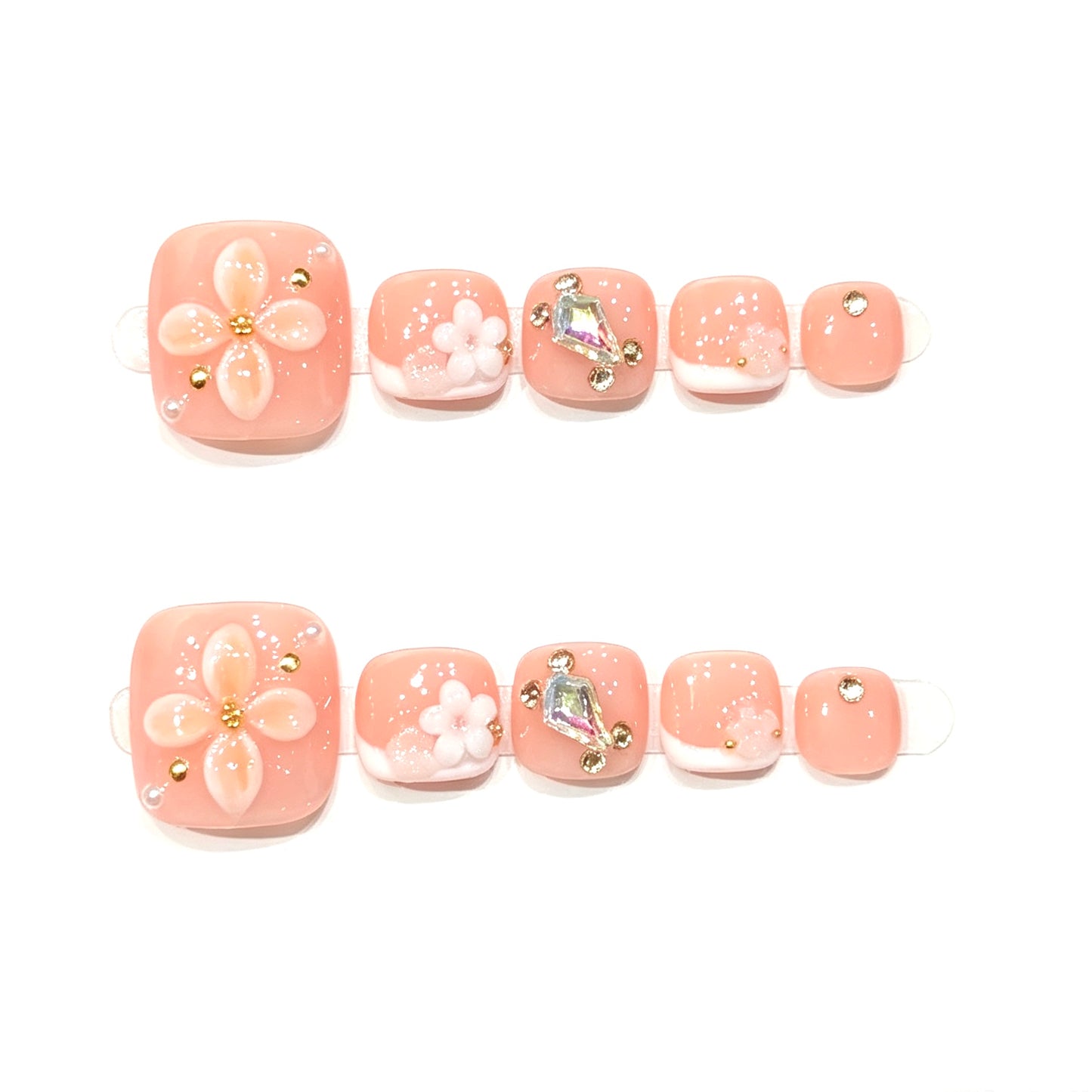 Summer Bloom (Toe Press-ons)