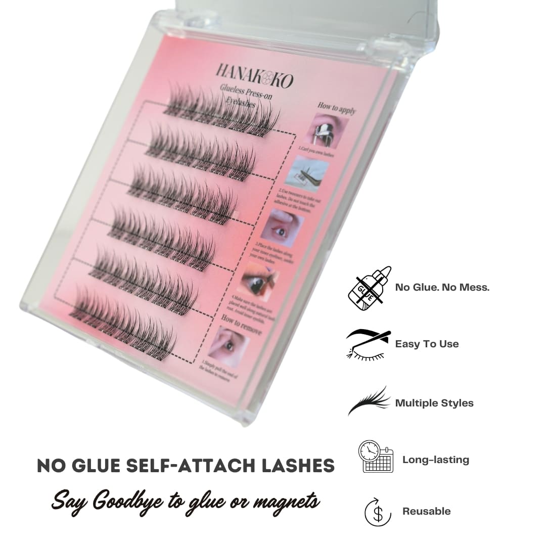 Fish Tails Glueless Press-on Eyelashes