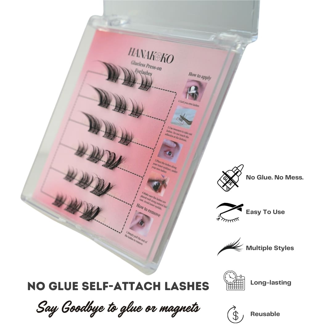 Foxy Glueless Press-on Eyelashes