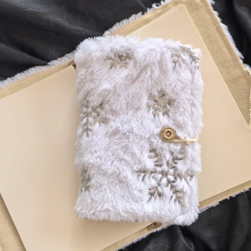 Snowflake Nails Storage Binder Embroidered