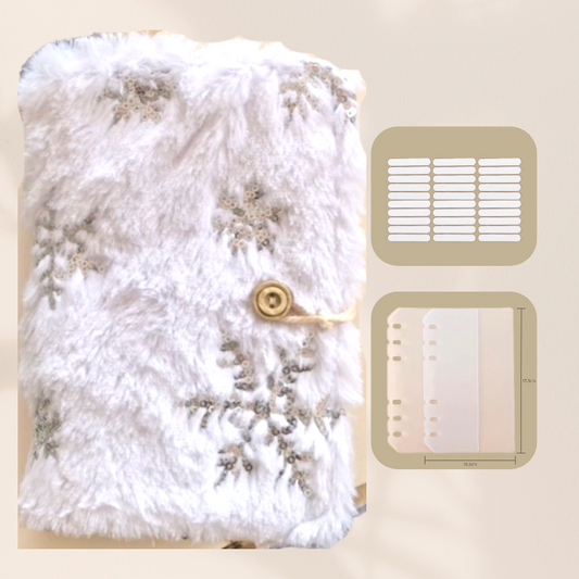 Snowflake Nails Storage Binder Embroidered