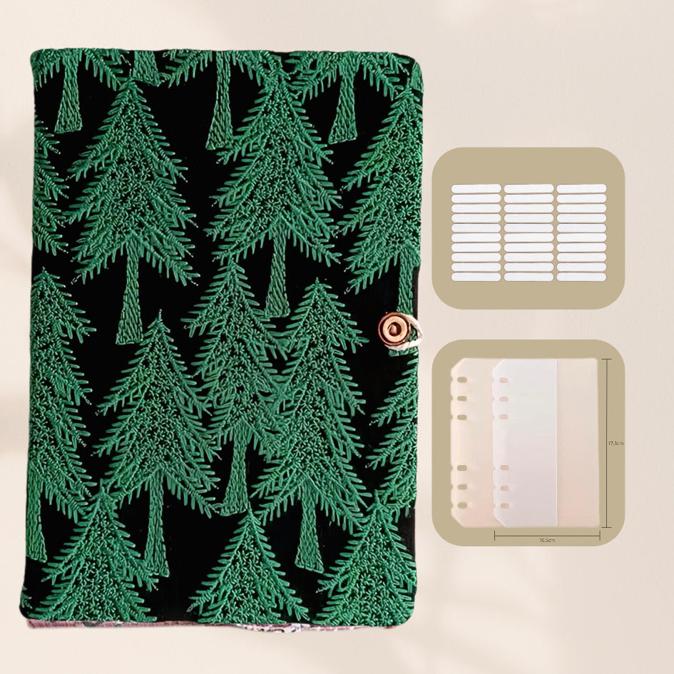 Dark Forest Nails Storage Binder Embroidered