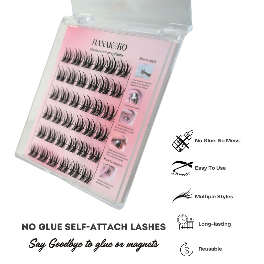 Wheat Ears Glueless Press-on Eyelashes