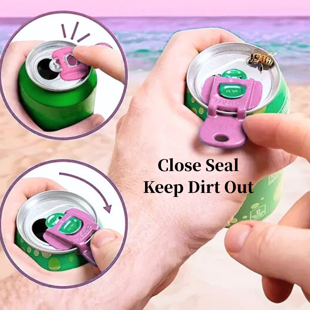 Nail-Safe Can Opener & Resealer — Open & Seal Without Breaking Nails