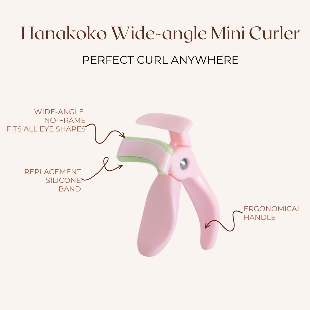 Wide Angle Mini Lash Curlers For Travel