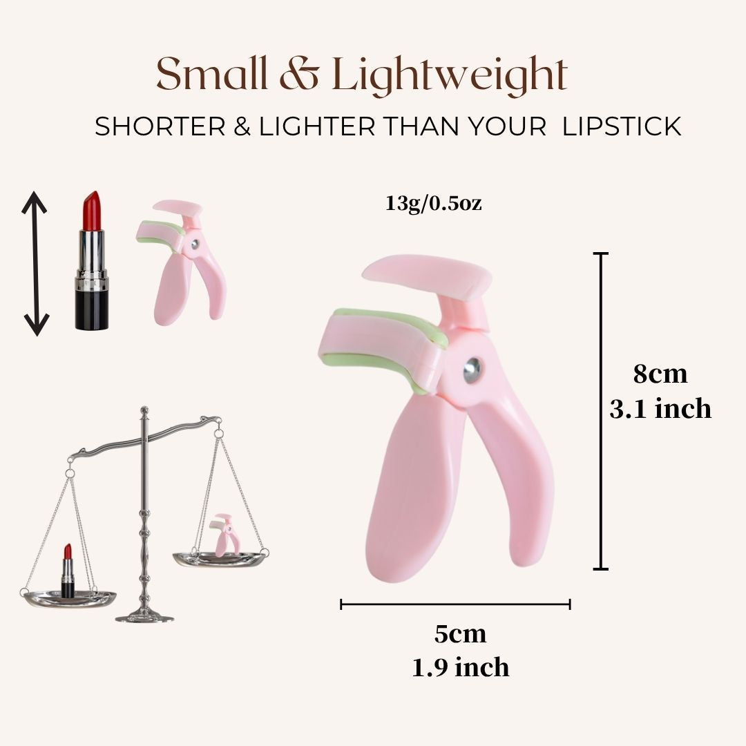 Wide Angle Mini Lash Curlers For Travel