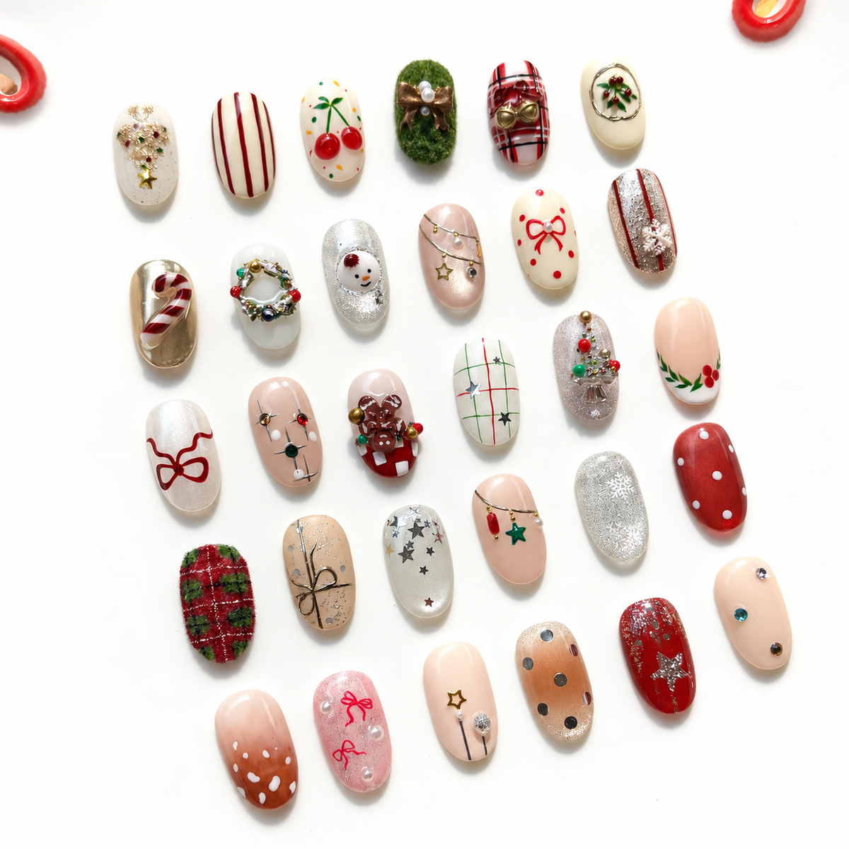 Mix & Match Xmas set – 30 nail designs