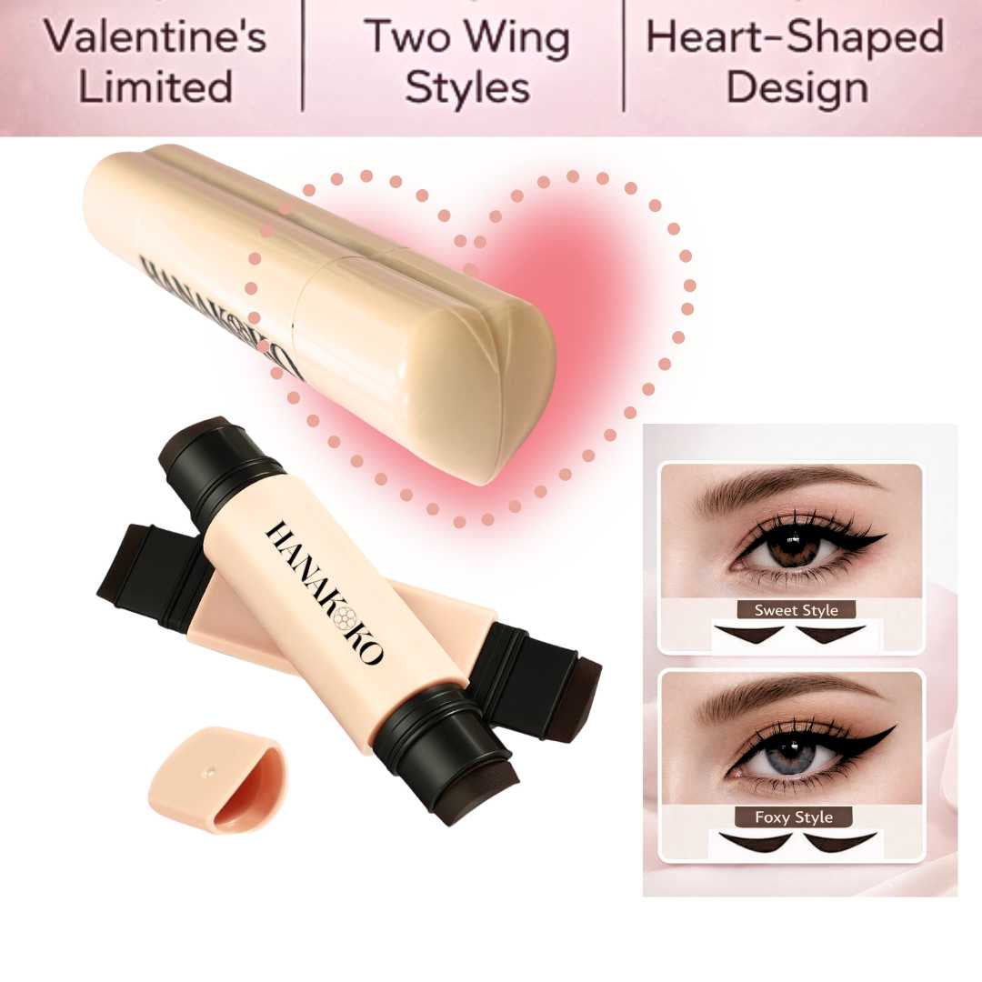 Two-Shaped One-Step Eyeliner Stamp (V-Day Special)